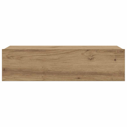 Tv-bänk med LED-belysning artisan ek 60x35x15,5 cm