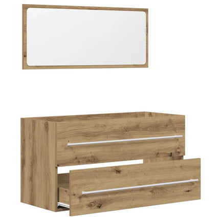 Badrumsmöbler set 2 delar artisan ek konstruerat trä