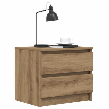 Sängbord artisan ek 50x40x43.5 cm konstruerat trä