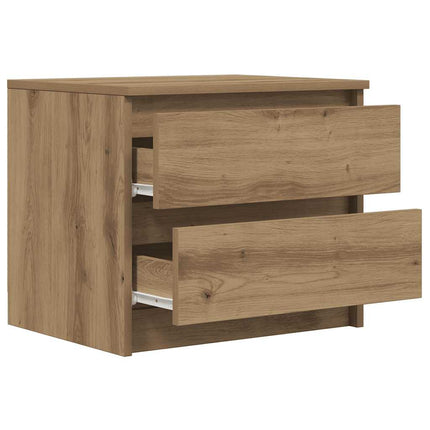Sängbord artisan ek 50x40x43.5 cm konstruerat trä