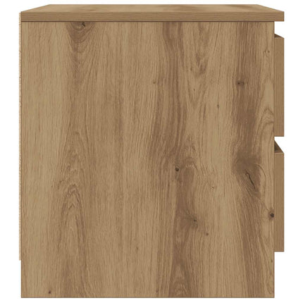 Sängbord artisan ek 50x40x43.5 cm konstruerat trä