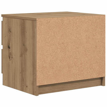 Sängbord artisan ek 50x40x43.5 cm konstruerat trä