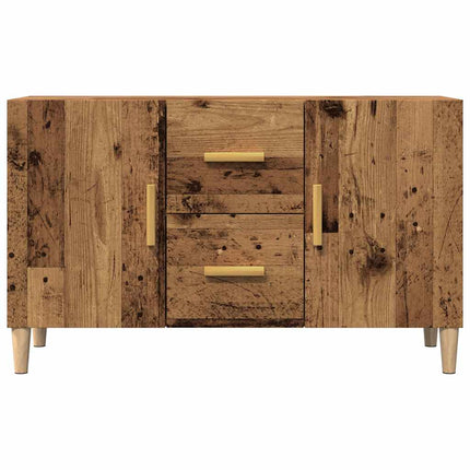 Skänk gammalt trä 100x36x60 cm konstruerat trä