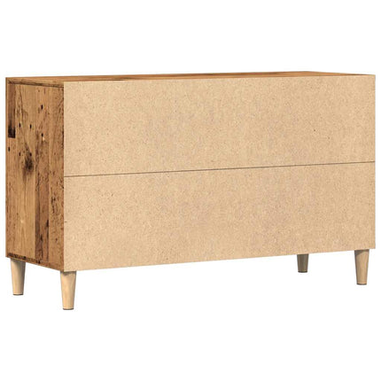 Skänk gammalt trä 100x36x60 cm konstruerat trä