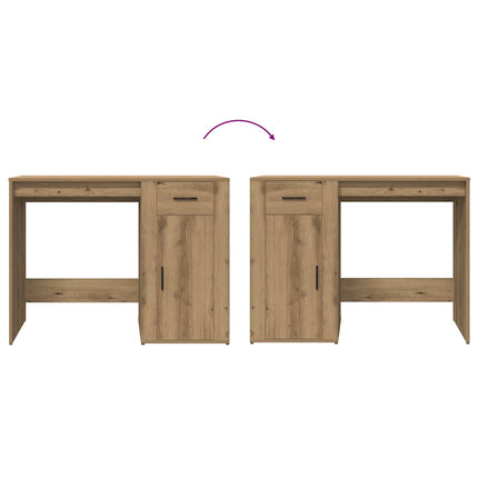 Skrivbord artisan ek 100x49x75 cm konstruerat trä