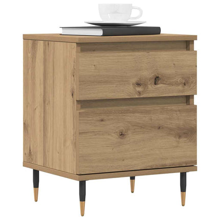 Sängbord artisan ek 40x35x50 cm konstruerat trä