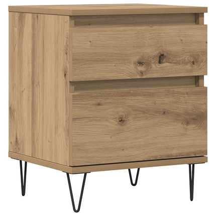 Sängbord artisan ek 40x35x50 cm konstruerat trä