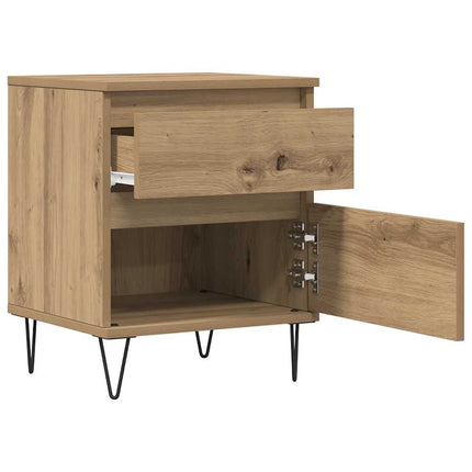Sängbord artisan ek 40x35x50 cm konstruerat trä