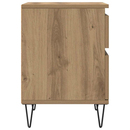 Sängbord artisan ek 40x35x50 cm konstruerat trä