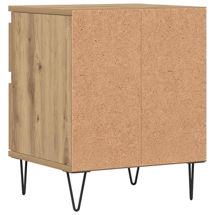 Sängbord artisan ek 40x35x50 cm konstruerat trä