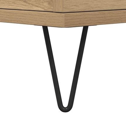 Sängbord artisan ek 40x35x50 cm konstruerat trä