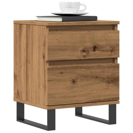 Sängbord artisan ek 40x35x50 cm konstruerat trä