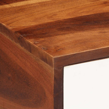 Sidobord 45X30X45 Cm Massivt Akaciaträ
