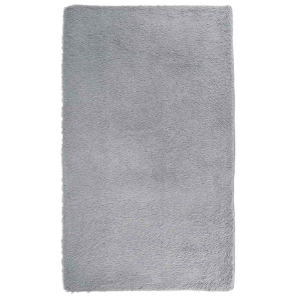 Ryamatta med lång lugg NAVARRA ljusgrå 80x150 cm polyester