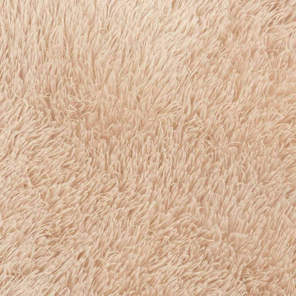 Ryamatta med lång lugg NAVARRA beige 200x200 cm polyester