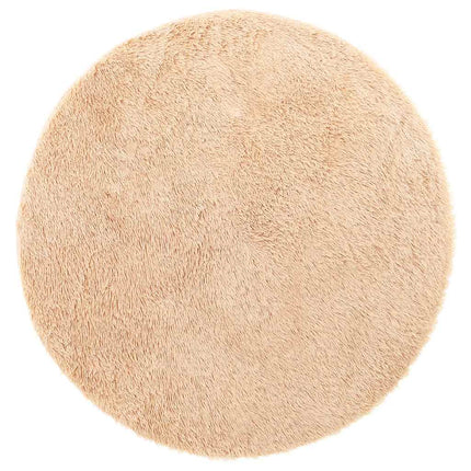 Ryamatta med lång lugg NAVARRA beige 240x240 cm polyester