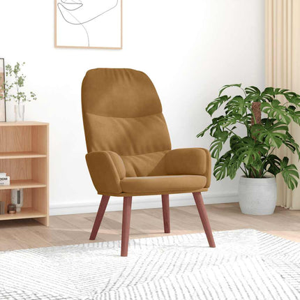 Vilstol brun sammet