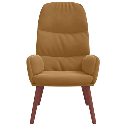 Vilstol brun sammet