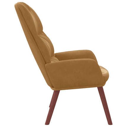 Vilstol brun sammet