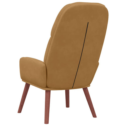 Vilstol brun sammet