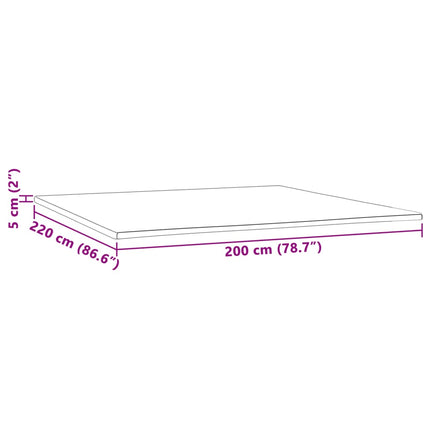 Madrasskydd 200x220x5 cm