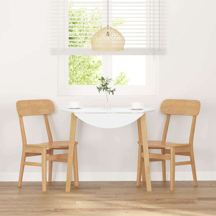 Matstolar 2 St Massivt Trä Gummi