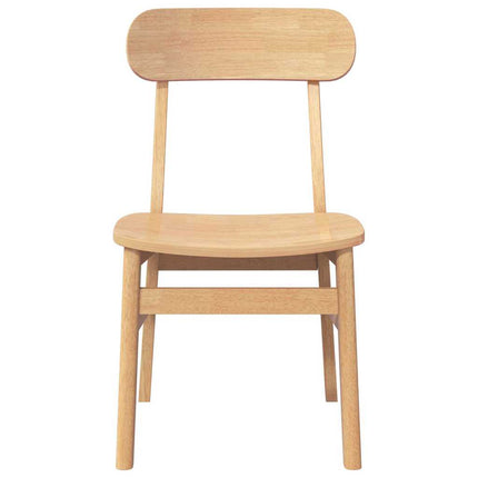 Matstolar 2 St Massivt Trä Gummi