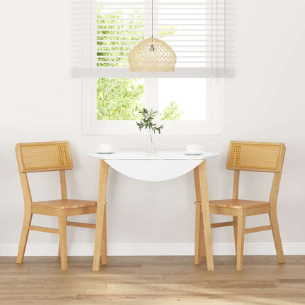 Matstolar 2 St Massivt Trä Gummi