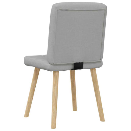 Matstolar 4 st molngrått tyg