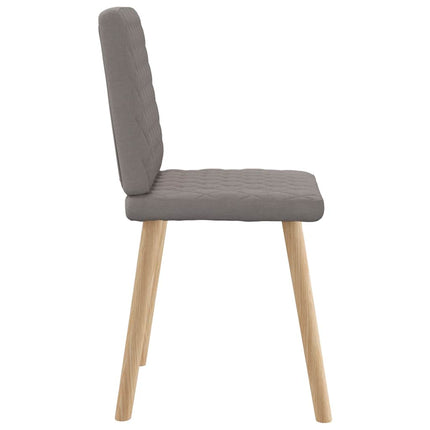 Matstolar 4 st taupe tyg