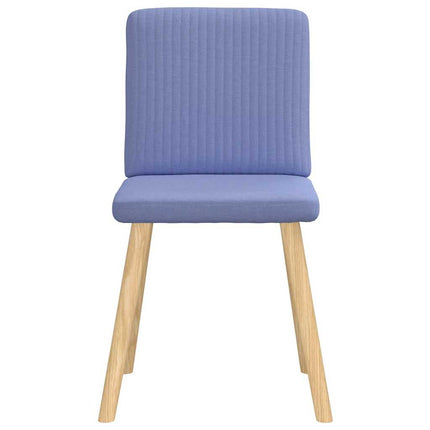 Matstolar 4 st Jeans blått tyg