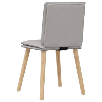 Matstolar 4 st molngrått tyg