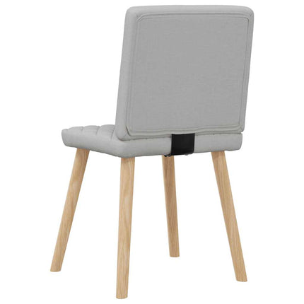 Matstolar 6 st molngrått tyg