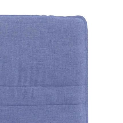 Matstolar 6 st Jeans blått tyg