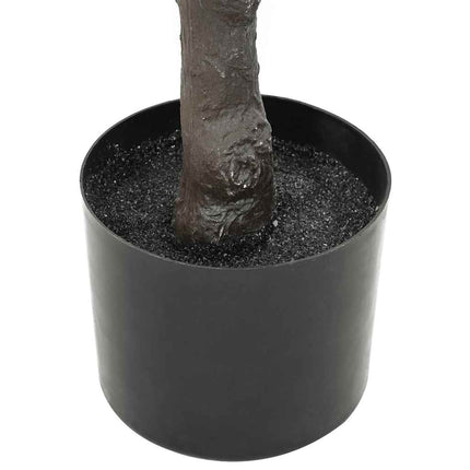 Konstgjort fikusträd 480 blad 130 cm grönt