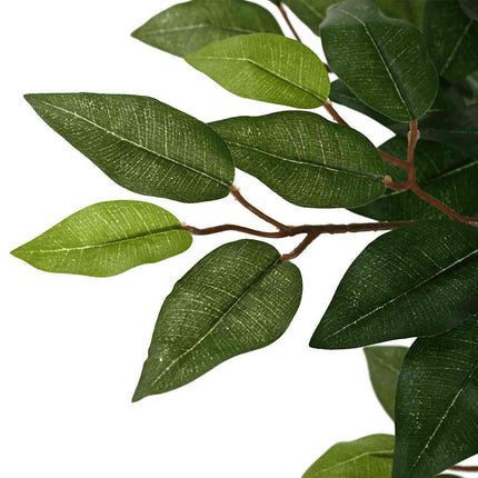 Konstgjort fikusträd 480 blad 130 cm grönt