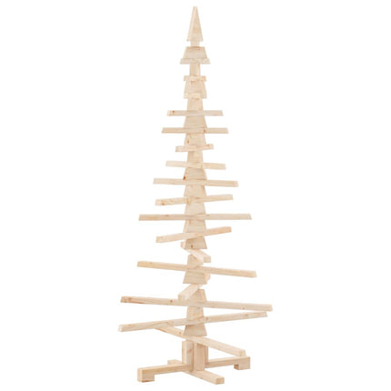 Julgran i trä för dekoration 150 cm massivt trä furu