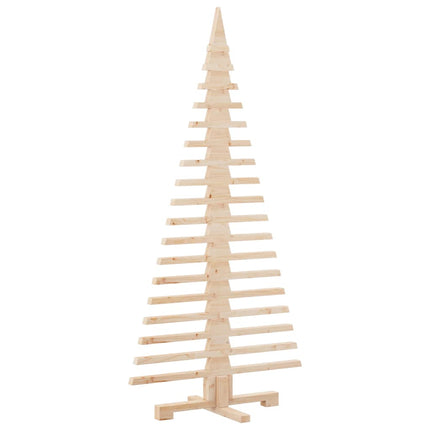 Julgran i trä för dekoration 150 cm massivt trä furu