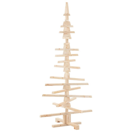 Julgran i trä för dekoration 150 cm massivt trä furu