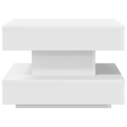 Soffbord 360 grader vridbart vit 50x50x34,5 cm