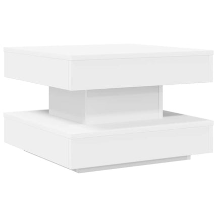 Soffbord 360 grader vridbart vit 50x50x34,5 cm