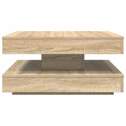 Soffbord 360 grader vridbart sonoma-ek 70x70x34,5 cm