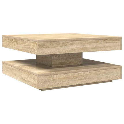 Soffbord 360 grader vridbart sonoma-ek 70x70x34,5 cm