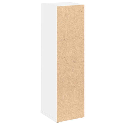 Badrumsskåp med rullhållare vit 20,5x22x72 cm