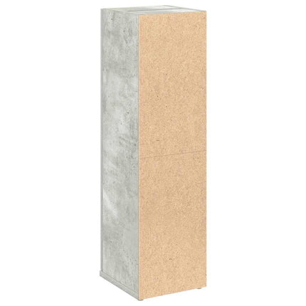 Badrumsskåp med rullhållare betonggrå 20,5x22x72 cm