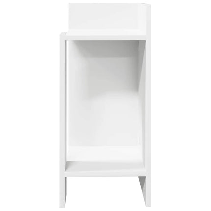 Sidobord med hylla svart 25,5x27x60 cm
