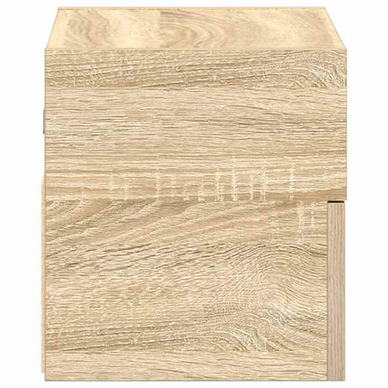Väggmonterade sängbord 2 st sonoma-ek 45x26x28,5 cm