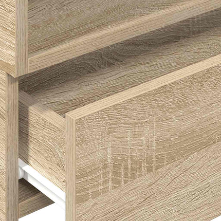 Väggmonterade sängbord 2 st sonoma-ek 45x26x28,5 cm