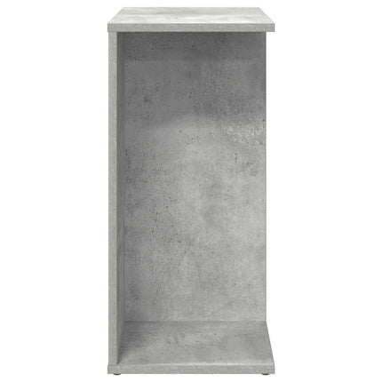 Sängbord betonggrå 46,5x29x61 cm konstruerat trä