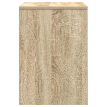 Sängbord 2 st med låda sonoma-ek 40x34x50 cm